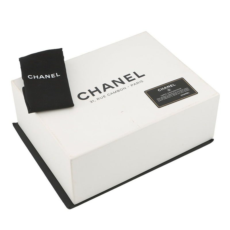 シャネル チェーンショルダーバッグ ココマーク ミニ マトラッセ 20 キャビアスキン A69900 CHANEL ラメ加工 黒