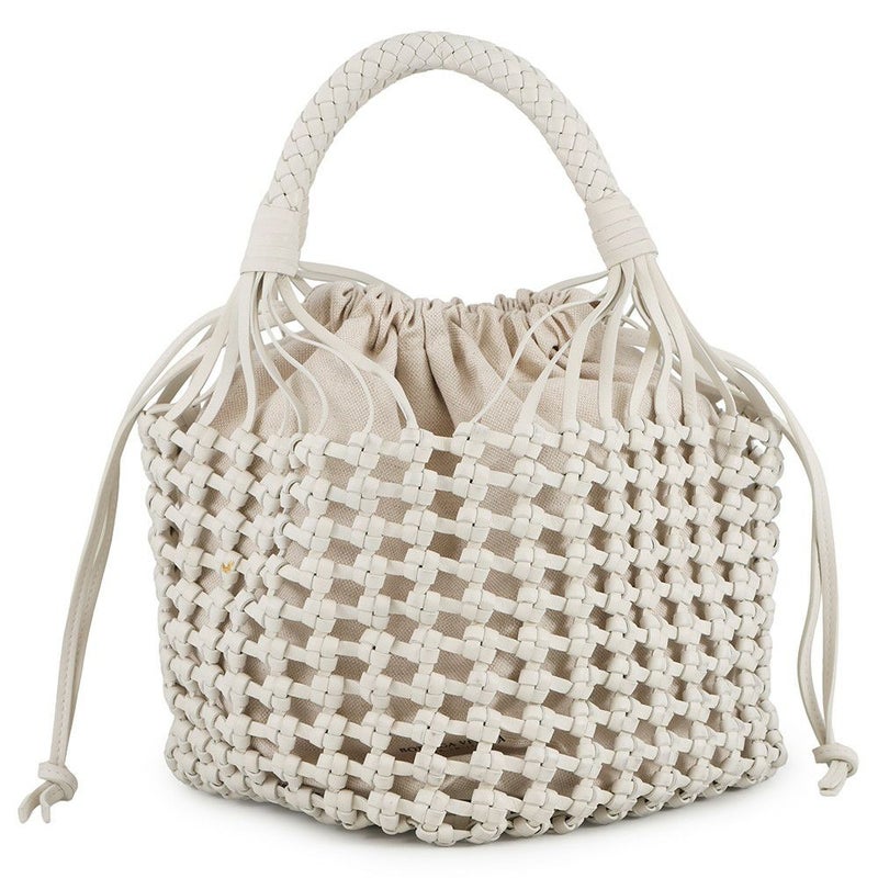 ボッテガヴェネタ トートバッグ カヴァリーノ 709612 BOTTEGA VENETA 白