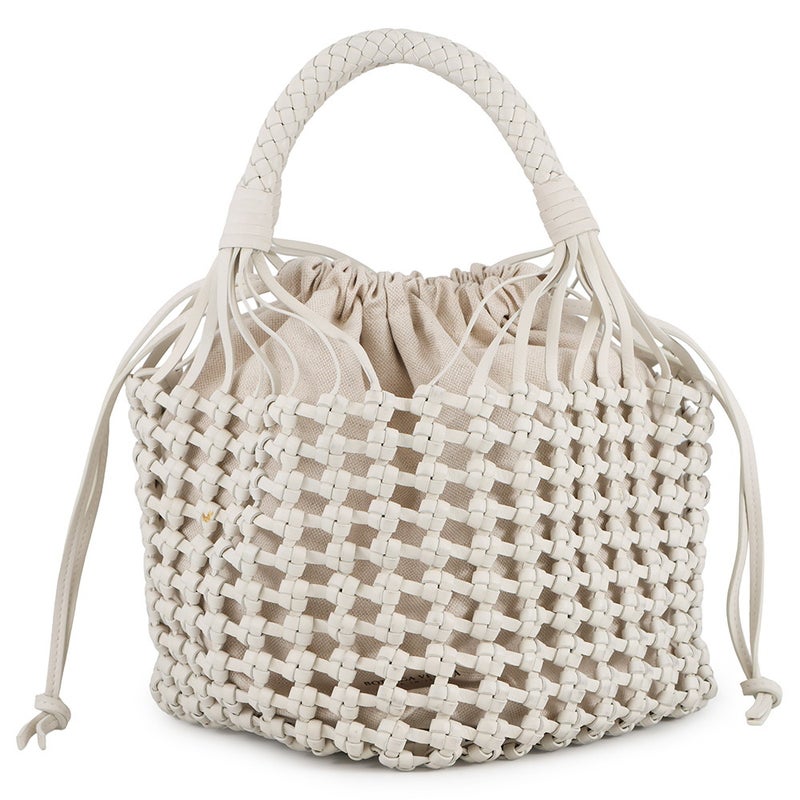 ボッテガヴェネタ トートバッグ カヴァリーノ 709612 BOTTEGA VENETA 白