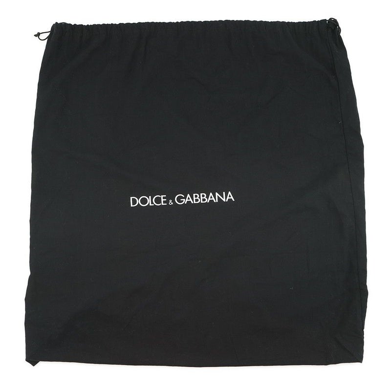 ドルチェ＆ガッバーナ チェーントートバッグ スパンコール レザー DOLCE&GABBANA タッセル 黒