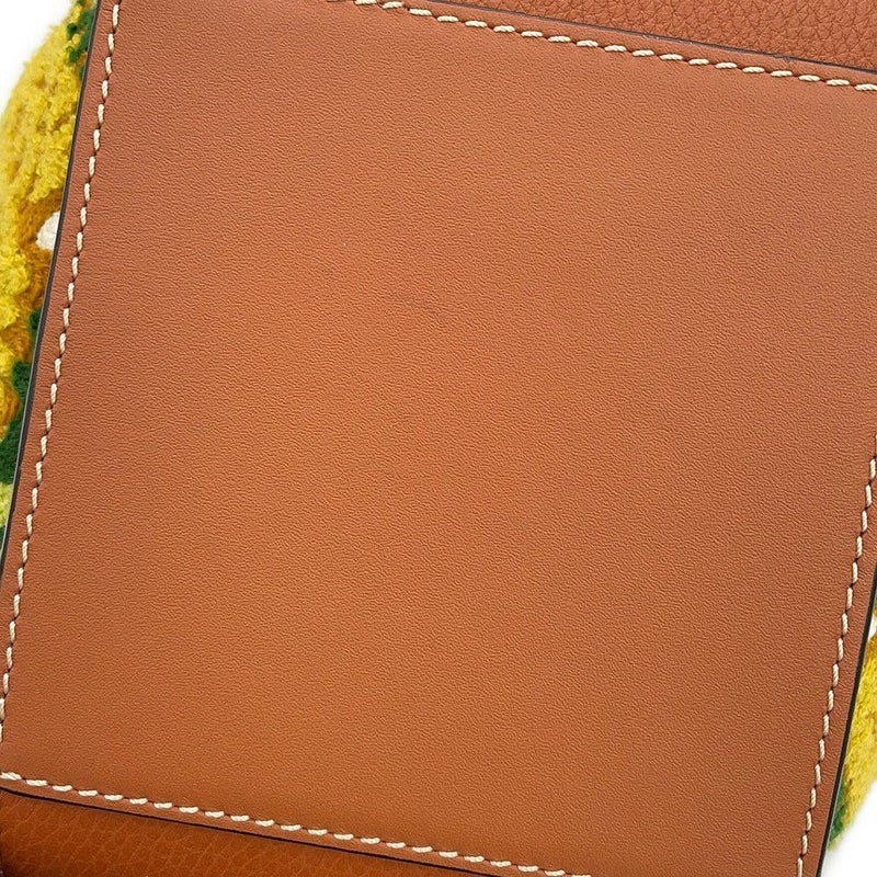 ロエベ ハンドバッグ ドローストリング ハンモック フローラル ミニ カーフレザー 303.30.V07 2way