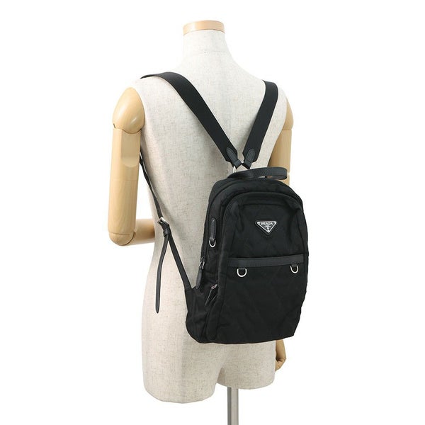 プラダ リュック ナイロン ミニ バックパック 1BZ017 PRADA バッグ リュックサック 黒