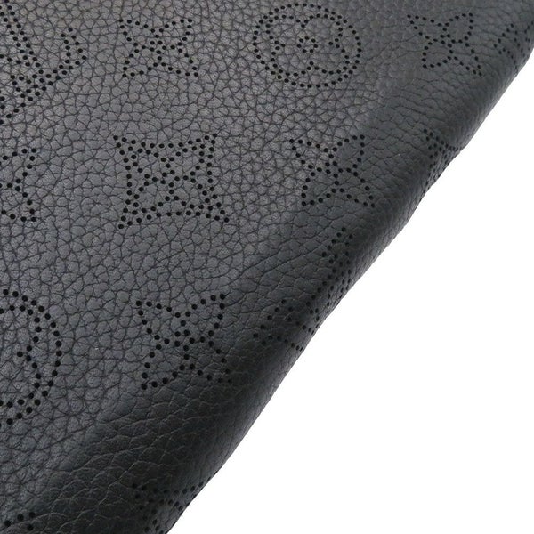 ルイヴィトン 長財布 モノグラム マヒナ ジッピー・ウォレット M61867 LOUIS VUITTON ラウンドファスナー 黒 ブラック