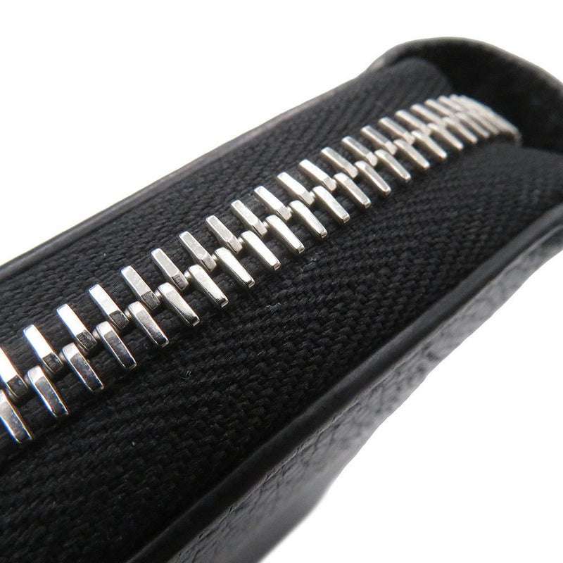 ルイヴィトン 長財布 モノグラム マヒナ ジッピー・ウォレット M61867 LOUIS VUITTON ラウンドファスナー 黒 ブラック