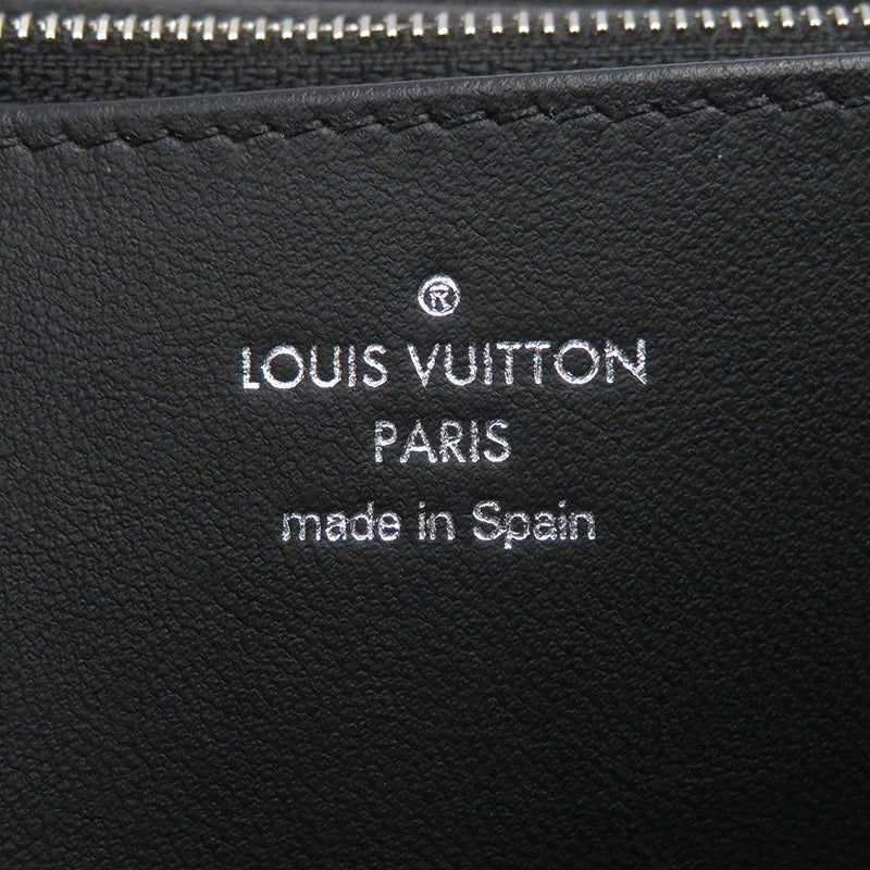 ルイヴィトン 長財布 モノグラム マヒナ ジッピー・ウォレット M61867 LOUIS VUITTON ラウンドファスナー 黒 ブラック