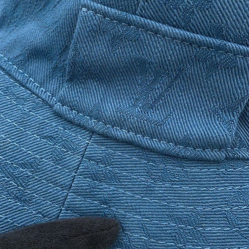 ルイヴィトン バケットハット リバーシブル シャプカ・スケーター カラー ブロックス メンズサイズL M77592 帽子