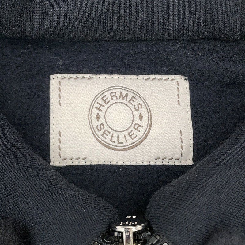 エルメス スウェット エルメス・フィット コットン レディースサイズS HERMES トップス 黒