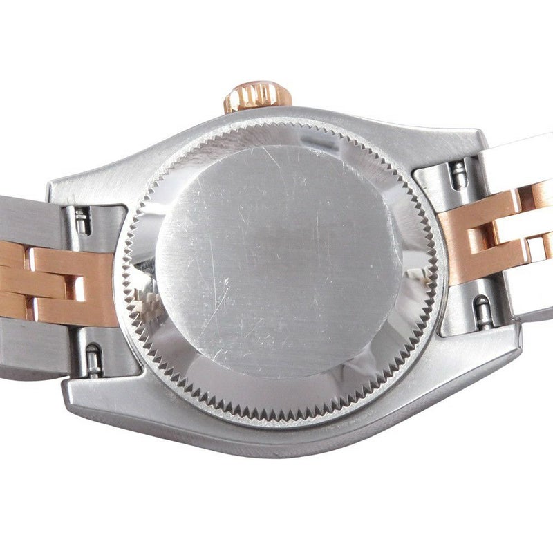 ロレックス デイトジャスト SS/K18PG 179171G ROLEX 腕時計 レディース メテオライト文字盤 10Pダイヤ