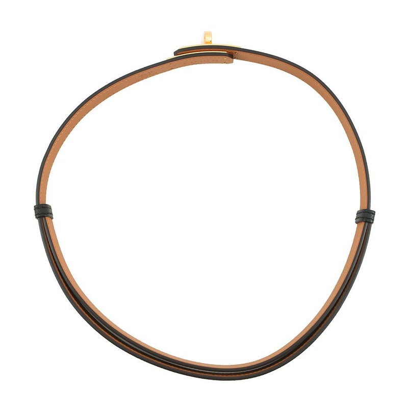 エルメス ケリーベルト ブラック/ゴールド金具 エプソン K刻印 HERMES 黒