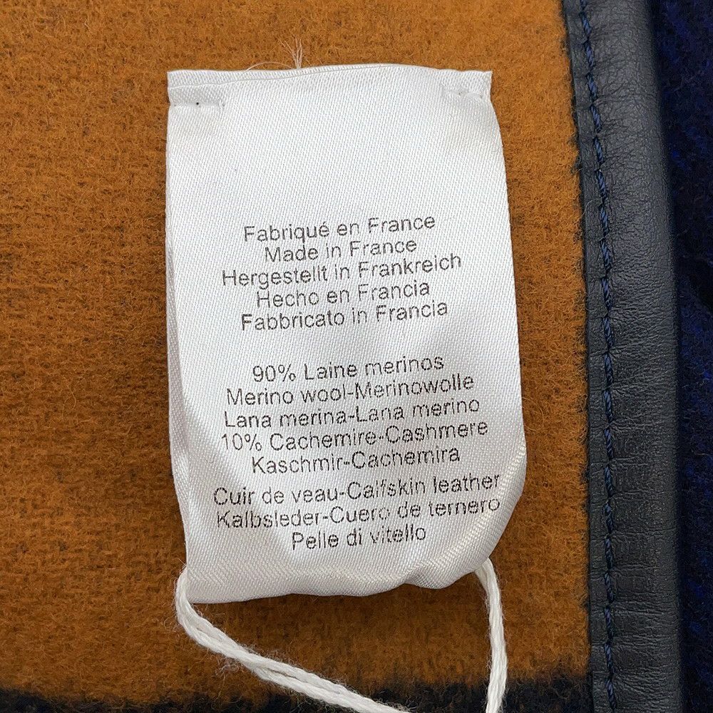 エルメス ポンチョ ハイランド リバーシブル ウール カシミア HERMES
