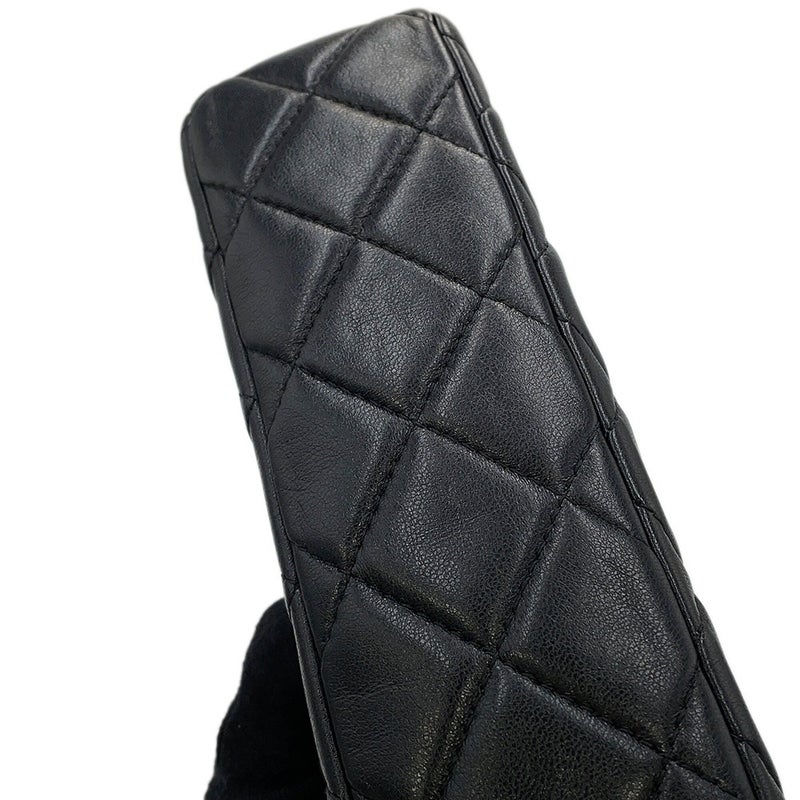 シャネル チェーンショルダーバッグ ココマーク マトラッセ ラムスキン AS5259 CHANEL 黒