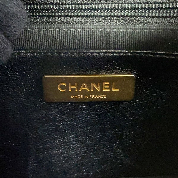 シャネル チェーンショルダーバッグ ココマーク マトラッセ ラムスキン AS5259 CHANEL 黒