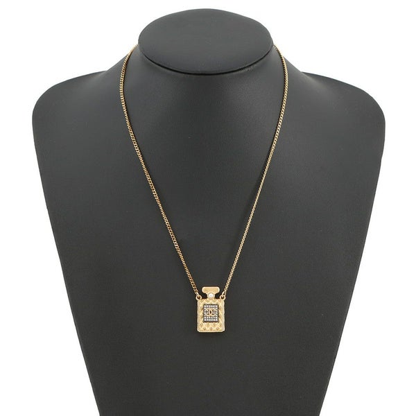 シャネル ネックレス ココマーク 香水ボトルモチーフ ラインストーン フェイクパール A20 A  AB4392 アクセサリー