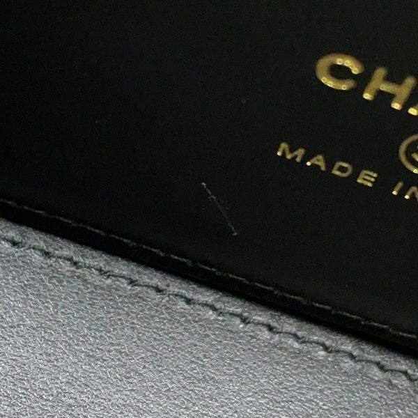 シャネル チェーンショルダーバッグ バニティケース ココマーク マトラッセ キャビアスキン AP1341 CHANEL 黒