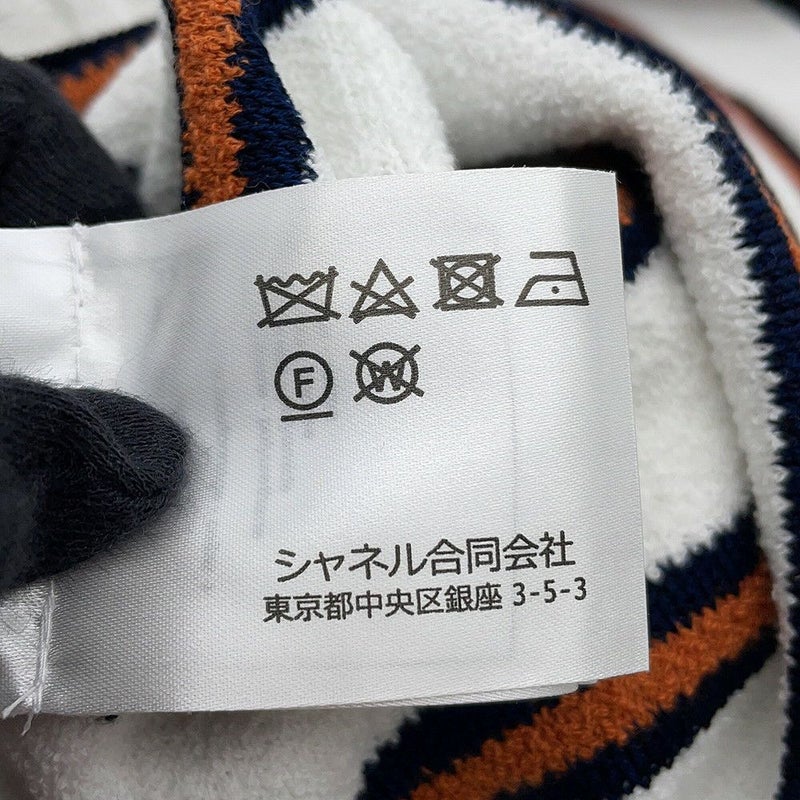 シャネル ポロシャツ プルオーバー ボーダー レディースサイズ40 P81087 CHANEL トップス 2025/26年 クルーズ コレクション