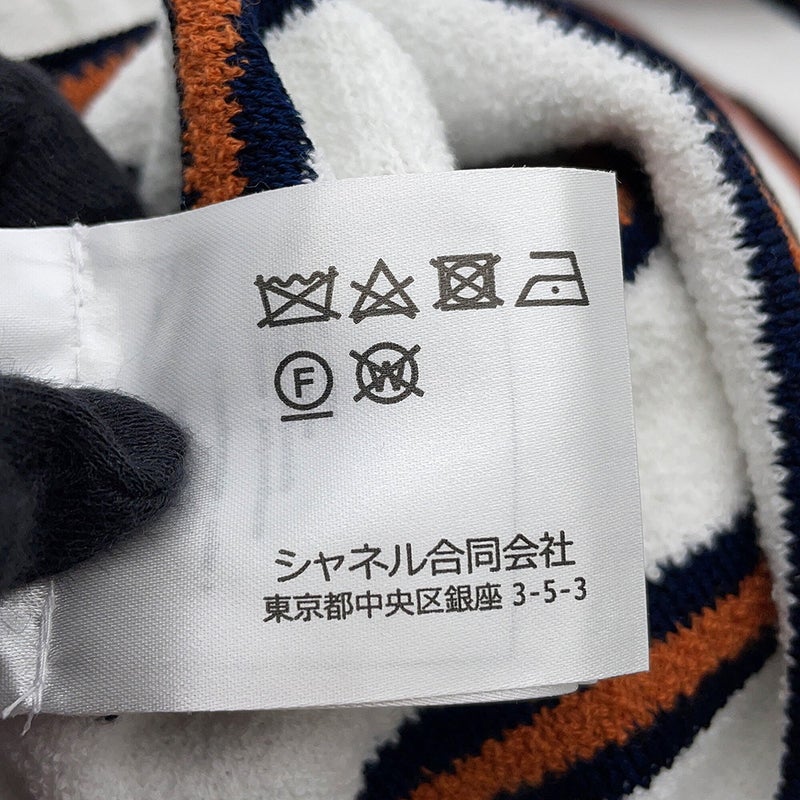 シャネル ポロシャツ プルオーバー ボーダー レディースサイズ40 P81087 CHANEL トップス 2025/26年 クルーズ コレクション