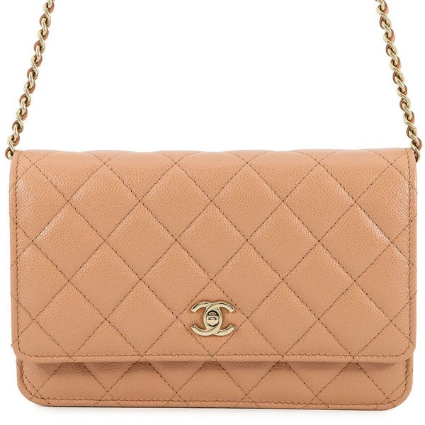 シャネル チェーンウォレット マトラッセ ココマーク キャビアスキン AP4241 CHANEL 財布