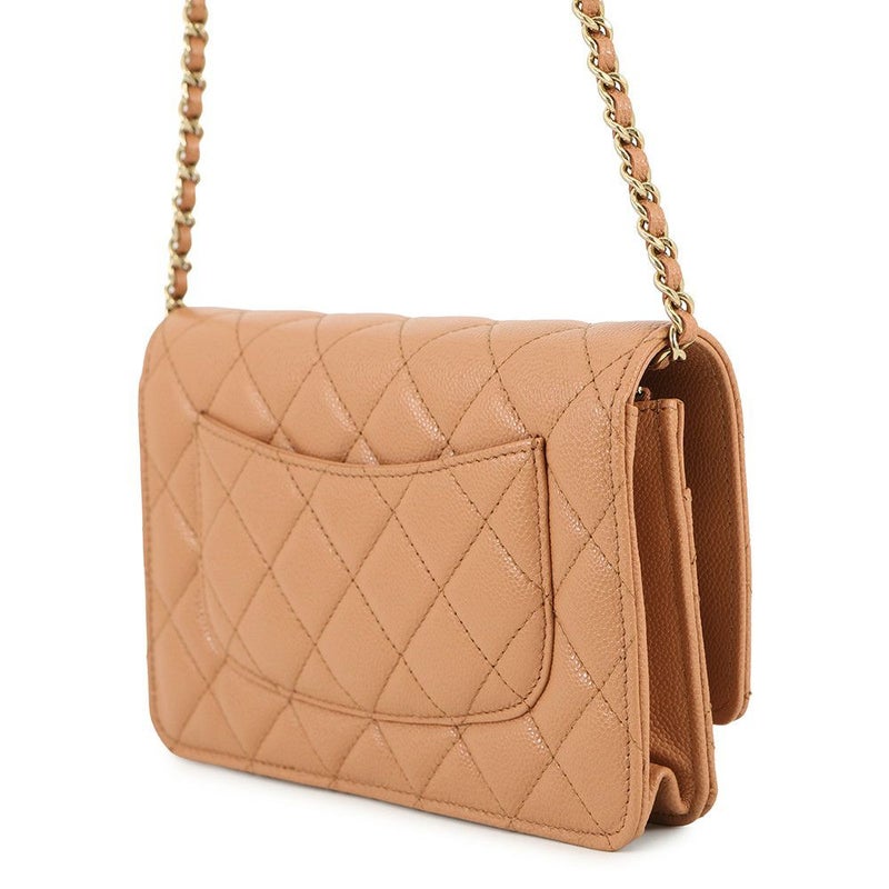 シャネル チェーンウォレット マトラッセ ココマーク キャビアスキン AP4241 CHANEL 財布