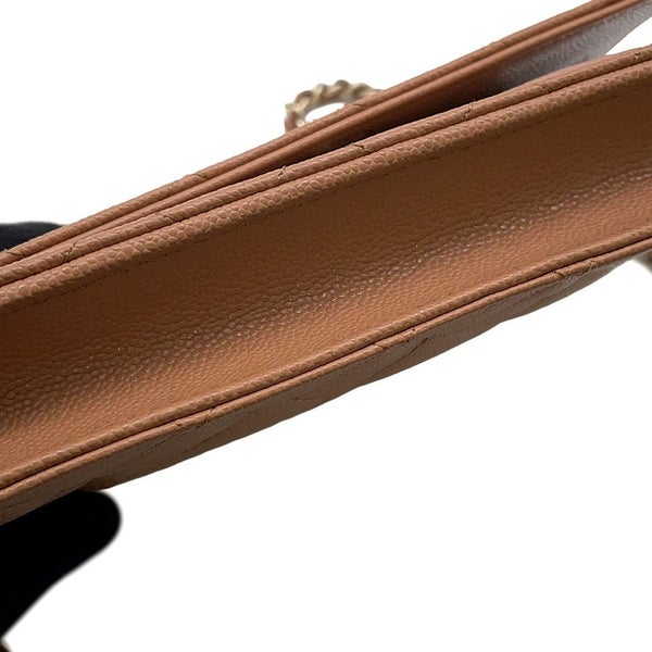 シャネル チェーンウォレット マトラッセ ココマーク キャビアスキン AP4241 CHANEL 財布