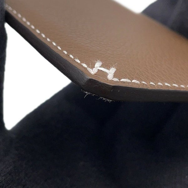 エルメス カードケース Hセリエ エトゥープ エバーカラー W刻印 HERMES カード