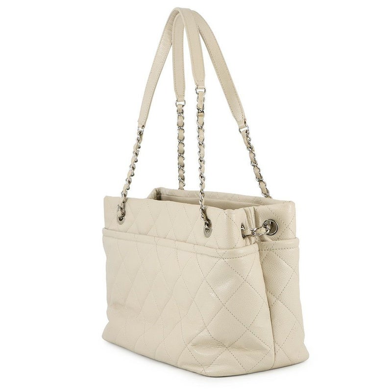 シャネル チェーントートバッグ マトラッセ デカココマーク キャビアスキン A48374 CHANEL ショルダーバッグ