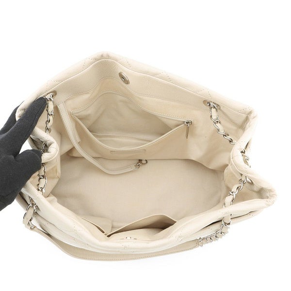 シャネル チェーントートバッグ マトラッセ デカココマーク キャビアスキン A48374 CHANEL ショルダーバッグ