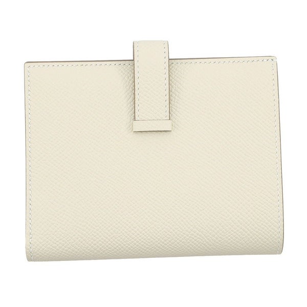 エルメス 二つ折り財布 ベアンコンパクト クレ/ゴールド金具 エプソン K刻印