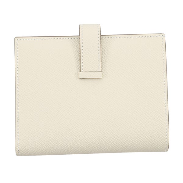 エルメス 二つ折り財布 ベアンコンパクト クレ/ゴールド金具 エプソン K刻印