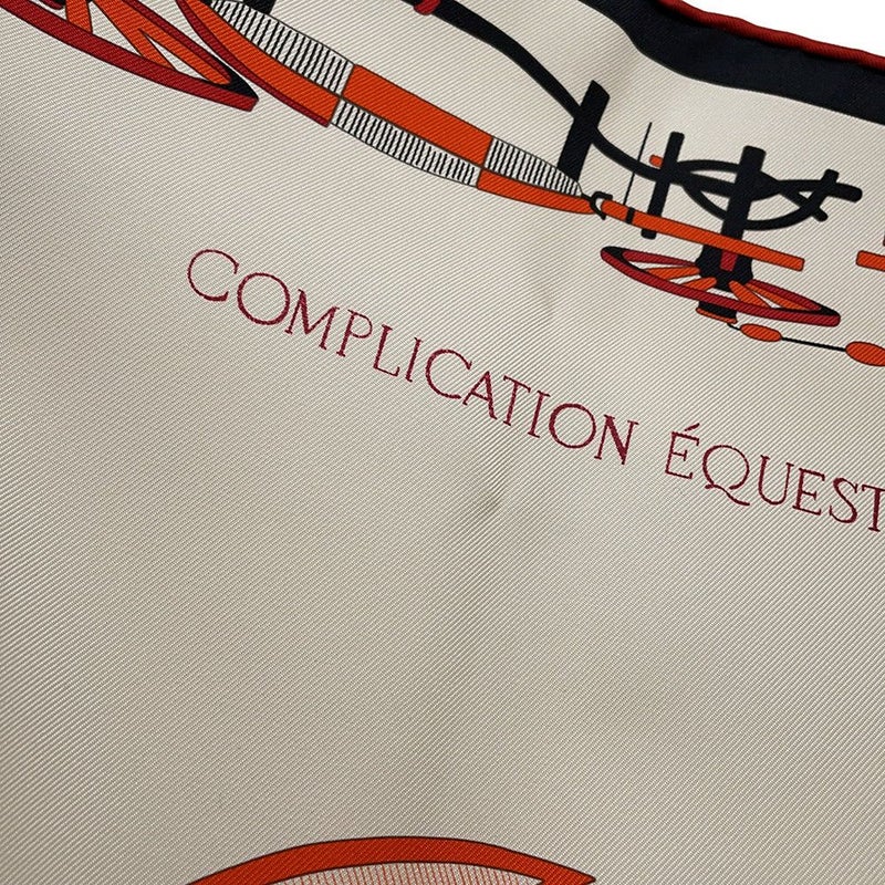 エルメス スカーフ カレ90 コンプリケーション・エケストル Complication Equestre HERMES シルク 2024秋冬