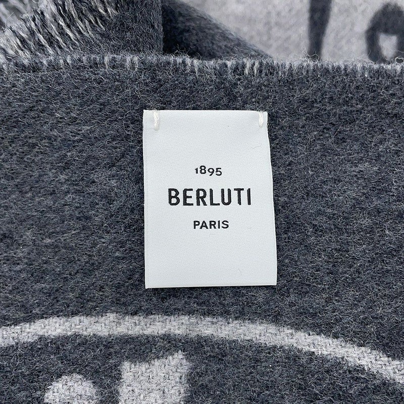 ベルルッティ マフラー スクリットパターン スカーフ ウール Berluti