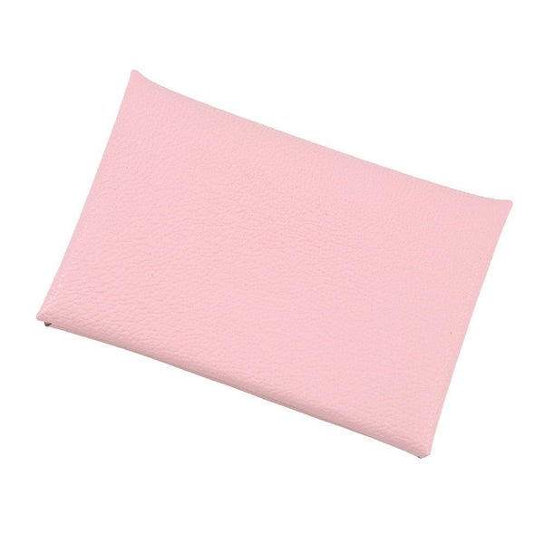 エルメス カードケース カルヴィ ローズサクラ シェブルミゾル W刻印 HERMES 名刺入れ