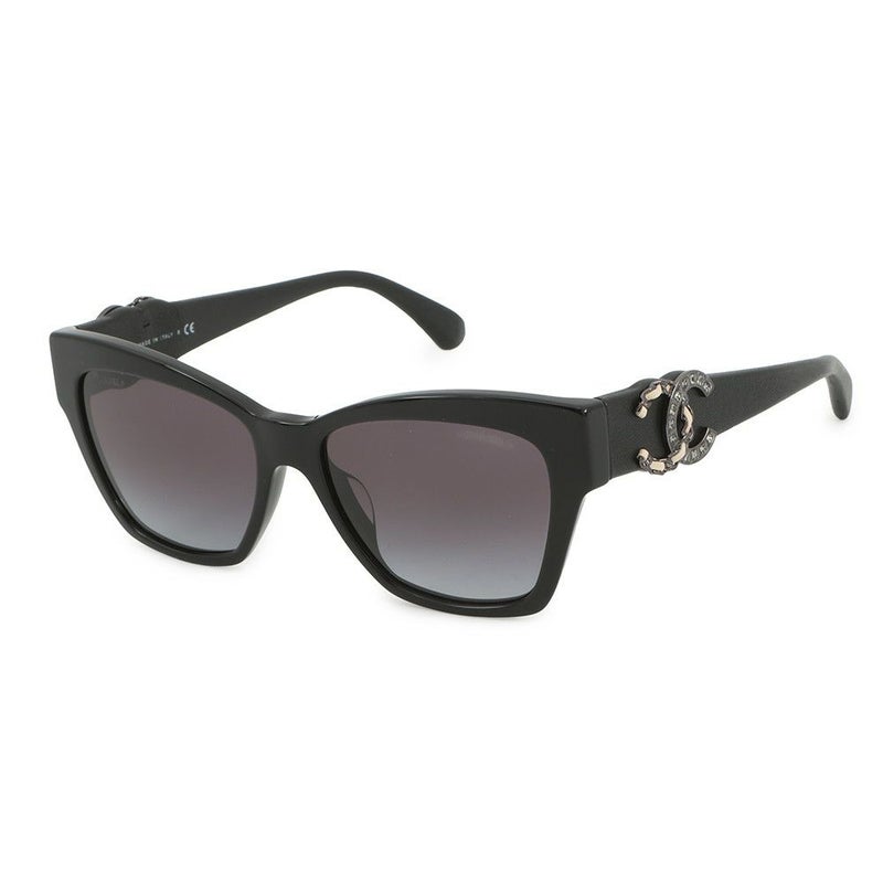 シャネル サングラス ココマーク キャットアイ アイウェア 5456Q-A CHANEL アイウェア 黒