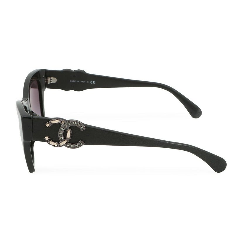 シャネル サングラス ココマーク キャットアイ アイウェア 5456Q-A CHANEL アイウェア 黒