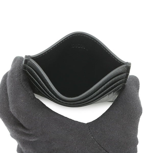 クリスチャン・ディオール カードケース オブリーク ギャラクシー ワールドツアー 2ESCH135CLP Christian Dior 黒 セール品