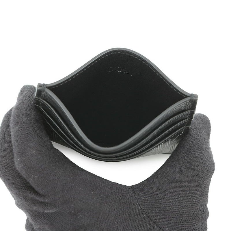 クリスチャン・ディオール カードケース オブリーク ギャラクシー ワールドツアー 2ESCH135CLP Christian Dior 黒 セール品