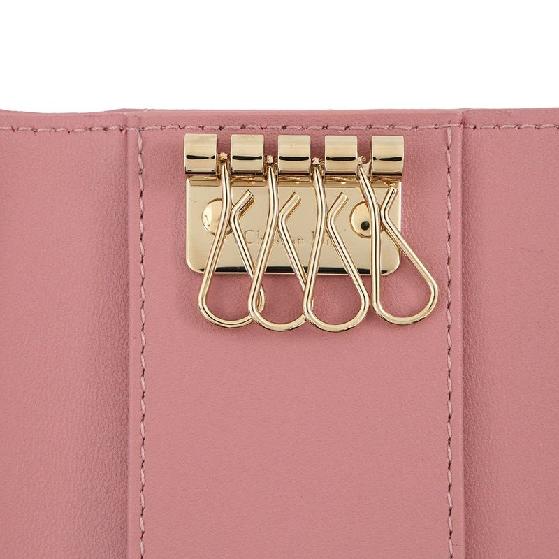 クリスチャン・ディオール キーケース My Dior Aster 4連 カナージュ ラムスキン S0983ONMJ Christian Dior セール品