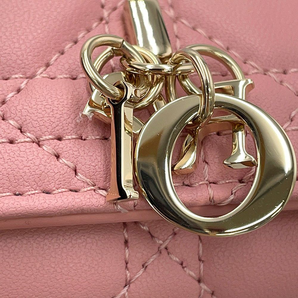 クリスチャン・ディオール キーケース My Dior Aster 4連 カナージュ