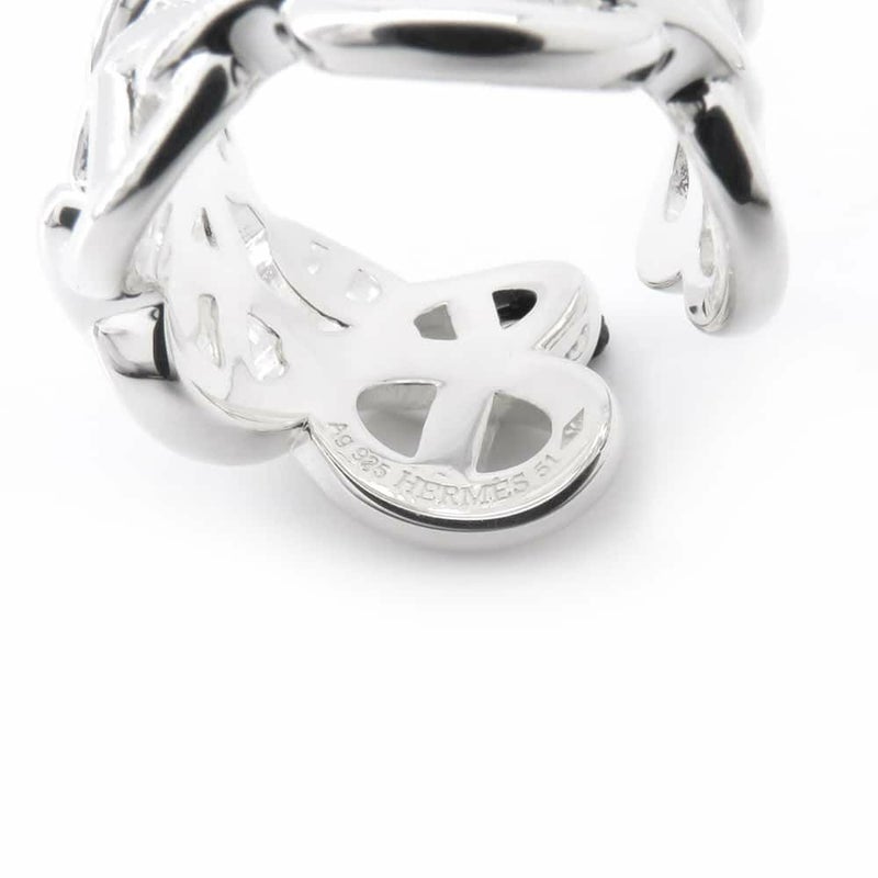 エルメス リング シェーヌダンクル アンシェネGM Enchainee SV925シルバー リングサイズ51 HERMES 指輪 ジュエリー