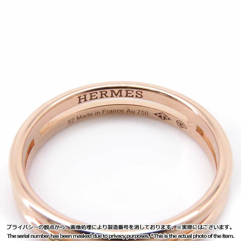 エルメス リング アリアンヌ K18PGピンクゴールド リングサイズ52 HERMES ジュエリー