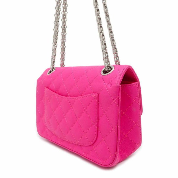 シャネル チェーンショルダーバッグ マトラッセ 2.55 ミニ レザー AS0874 CHANEL バッグ