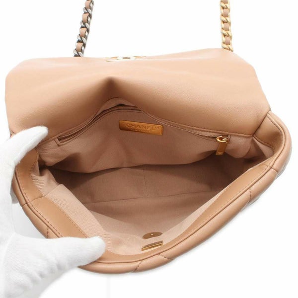 シャネル チェーンショルダーバッグ シャネル19 フラップ ココマーク ラムスキン AS1160 CHANEL 2wayハンドバッグ