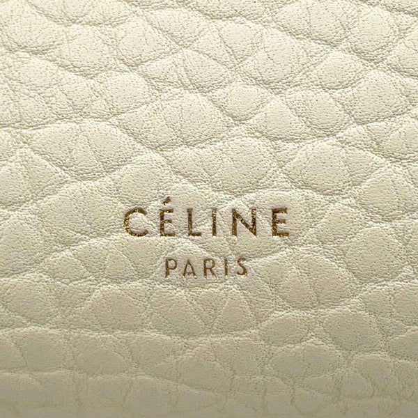 セリーヌ ハンドバッグ ベルトバッグ マイクロ レザー 180153 CELINE 2wayショルダーバッグ 黒 白