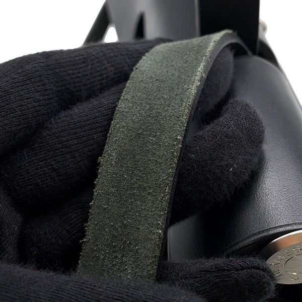 エルメス エールバッグPM ブラック/シルバー金具 トワルオフィシエ/ヴァッシュハンター □G刻印 黒