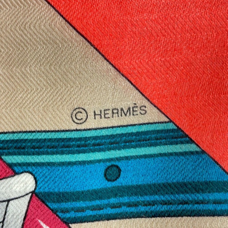 エルメス スカーフ トライアングル クリック・クラック CLIC-CLAC HERMES カシミヤ シルク