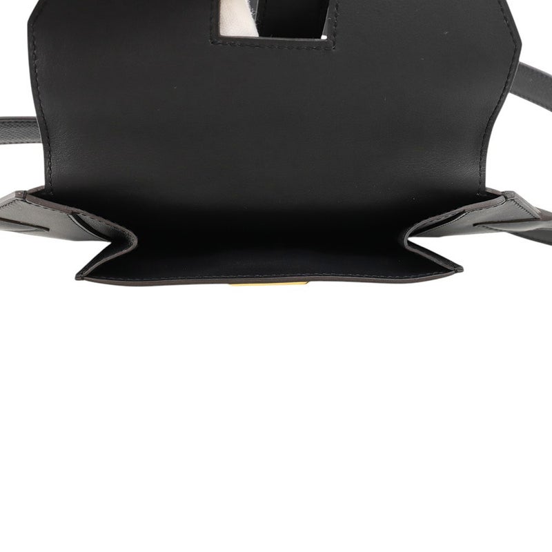 エルメス ウエストバッグ エラン ポケット24 ブラック/ゴールド金具 スイフト W刻印 黒