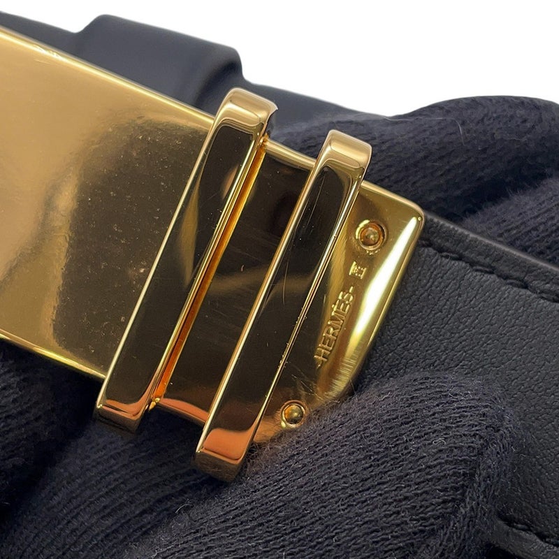 エルメス ウエストバッグ エラン ポケット24 ブラック/ゴールド金具 スイフト W刻印 黒