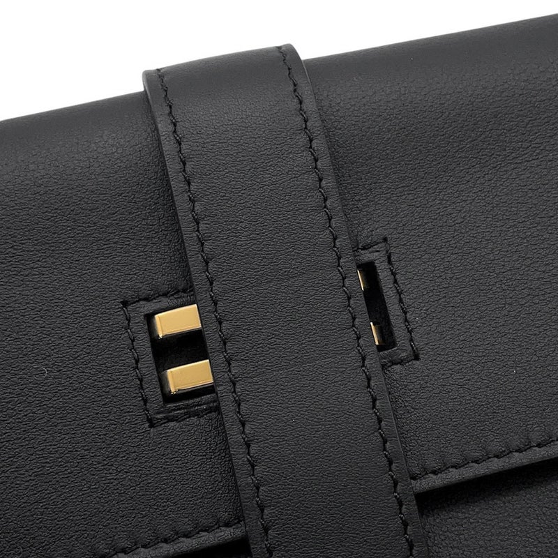 エルメス ウエストバッグ エラン ポケット24 ブラック/ゴールド金具 スイフト W刻印 黒