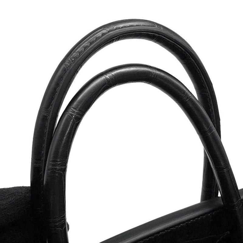 エルメス バーキン30 タッチ ブラック/ゴールド金具 トゴ/アリゲーターマット Y刻印 HERMES Birkin ハンドバッグ 黒