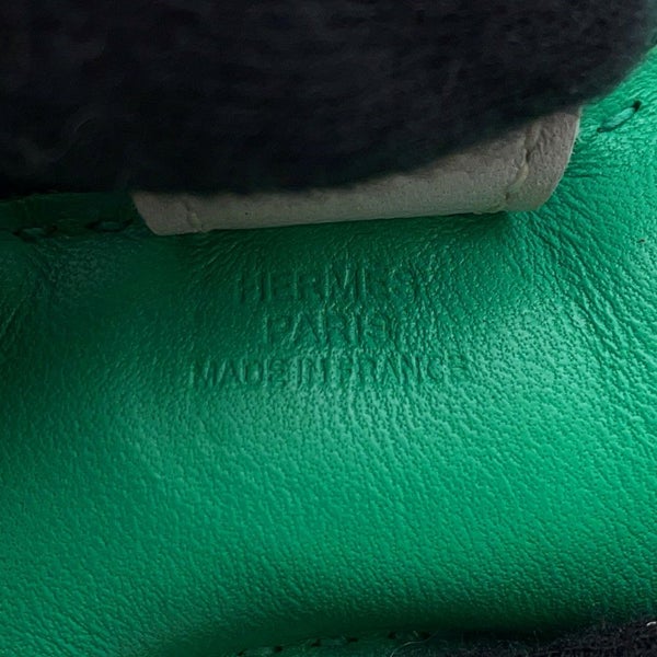 エルメス バッグチャーム ロデオ PM ミント/マラカイト/ブルーブリュム ラムスキン Y刻印