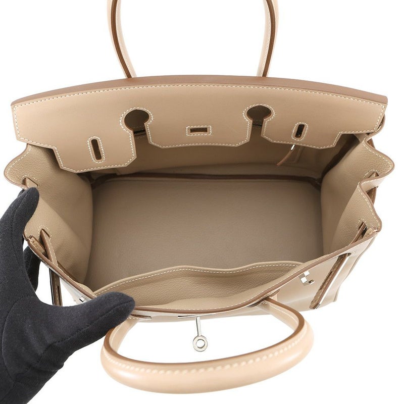 エルメス バーキン30 アルジル/シルバーギロッシュ金具  タデラクト □Q刻印 HERMES Birkin ハンドバッグ